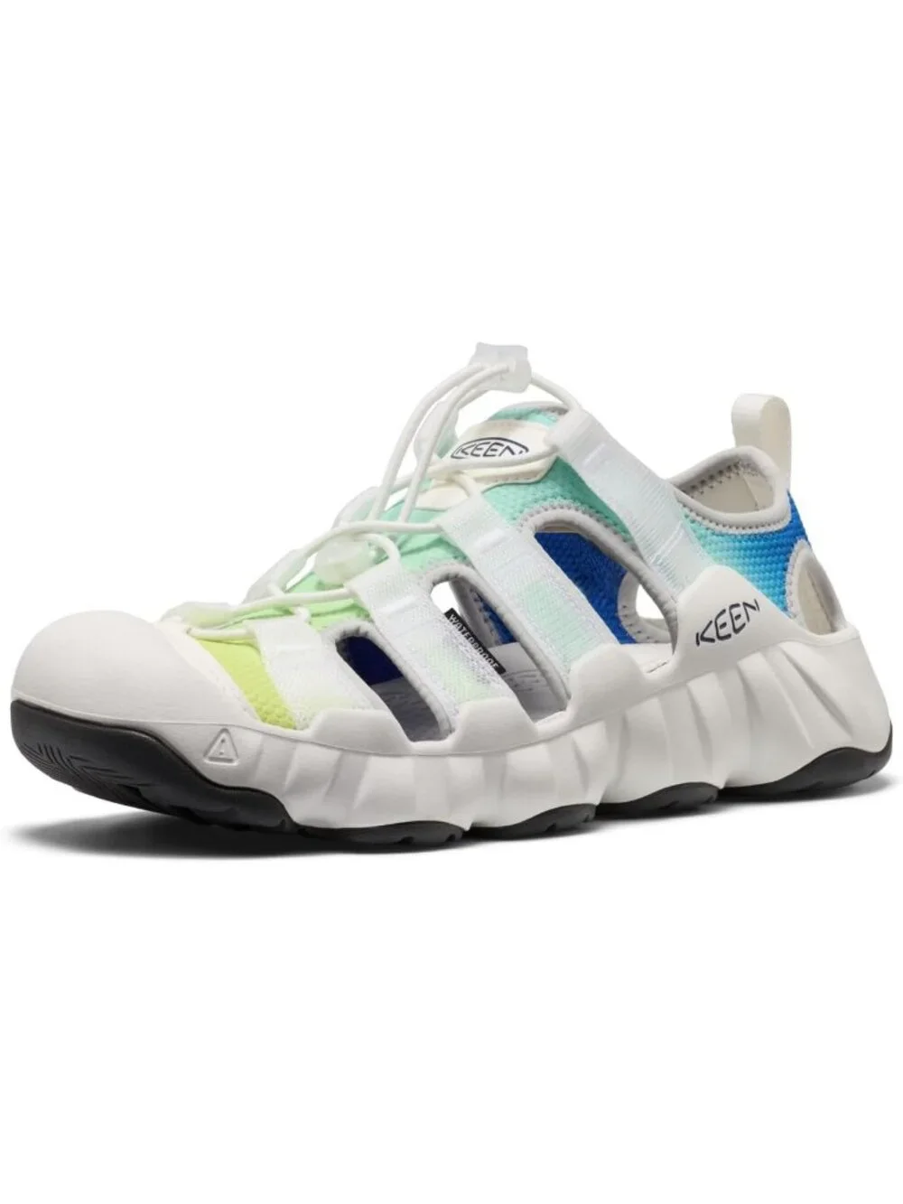 Men's White Hyper port Closed Toe Breathable Easy On Comfortable Sandal Shoes